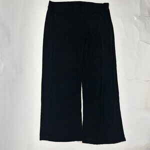 Chicos Travelers Womens Pants Size 3T US 16 / 18T Black Slinky Stretch Pull On